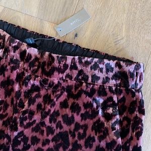LEOPARD VELVET PANT